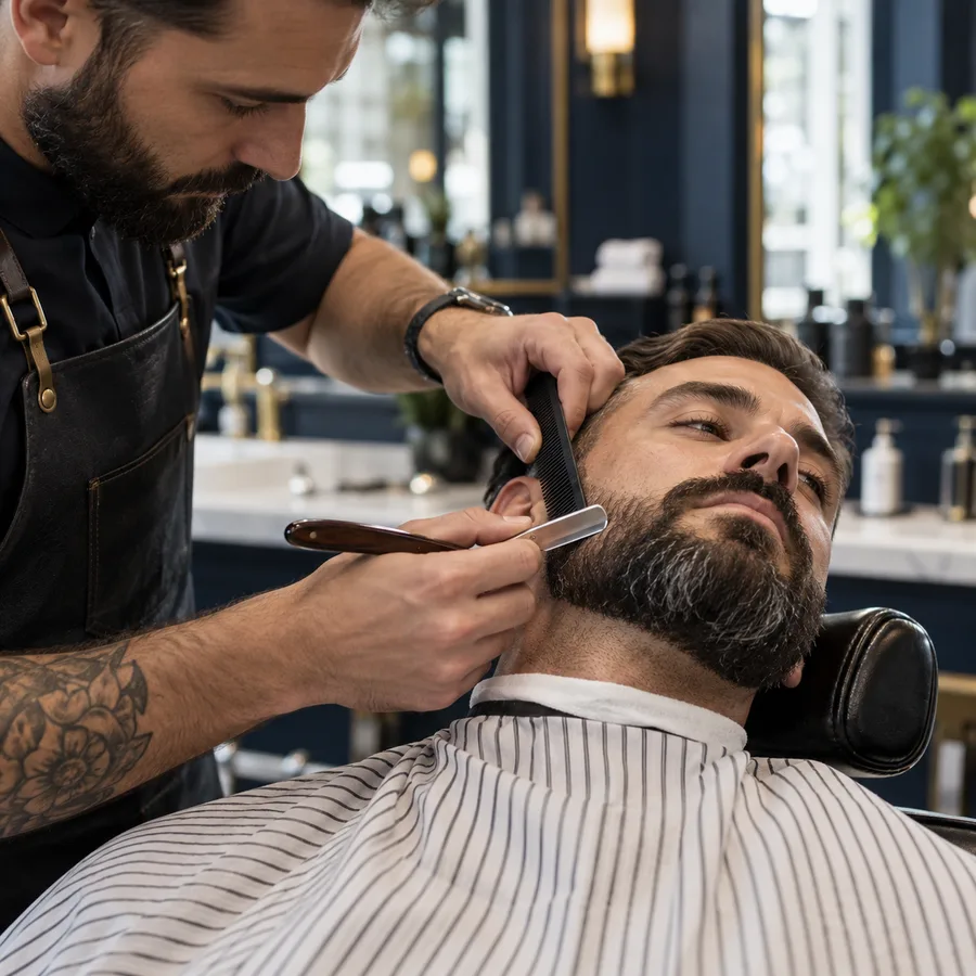 Barber service demo photograph