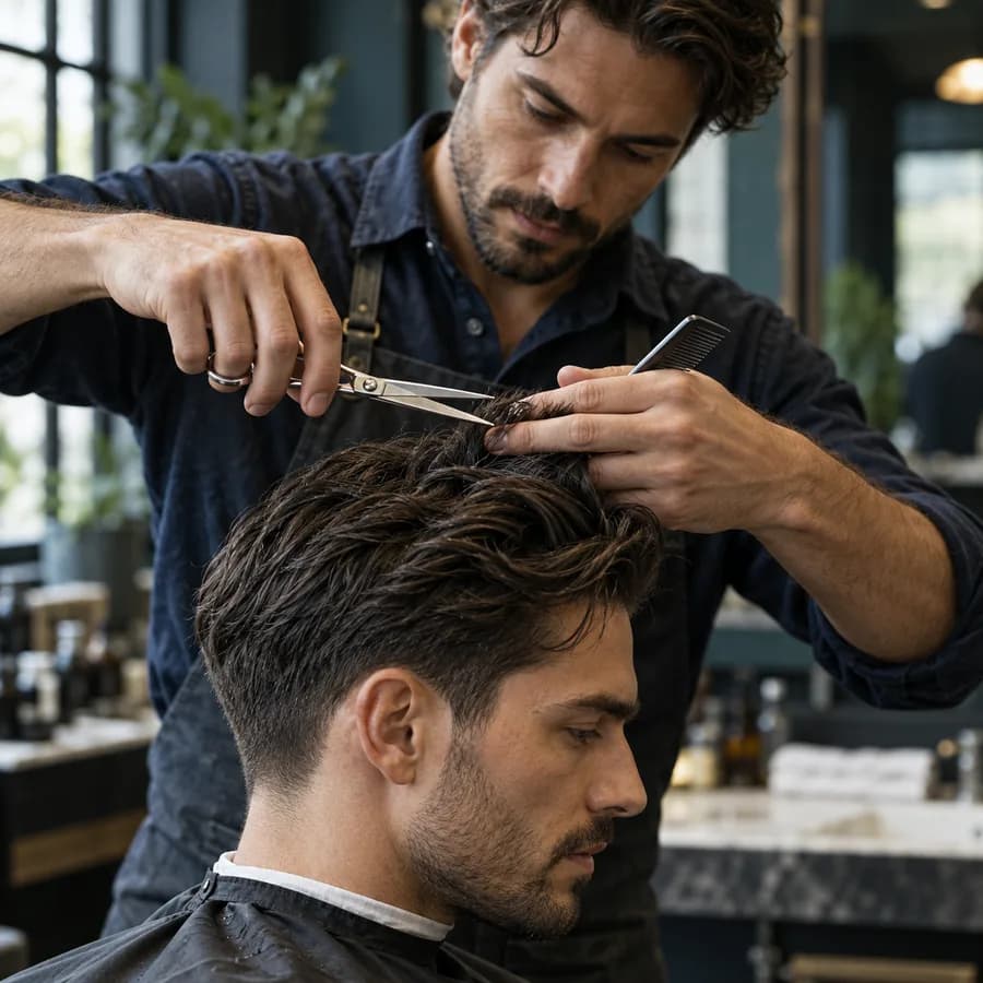 Barber service demo photograph